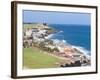 View towards El Morro from Fort San Cristobal in San Juan, Puerto Rico-Jerry & Marcy Monkman-Framed Photographic Print