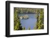 View towards Fannette Island from Inspiration Point, Emerald Bay, Lake Tahoe, California, Usa-Susan Pease-Framed Photographic Print