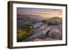 View Towards Half Dome at Sunset-Adam Burton-Framed Photographic Print