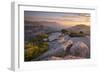 View Towards Half Dome at Sunset-Adam Burton-Framed Photographic Print