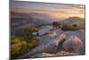 View Towards Half Dome at Sunset-Adam Burton-Mounted Photographic Print