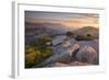 View Towards Half Dome at Sunset-Adam Burton-Framed Photographic Print