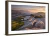 View Towards Half Dome at Sunset-Adam Burton-Framed Photographic Print