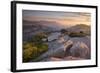 View Towards Half Dome at Sunset-Adam Burton-Framed Photographic Print