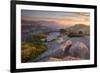 View Towards Half Dome at Sunset-Adam Burton-Framed Photographic Print