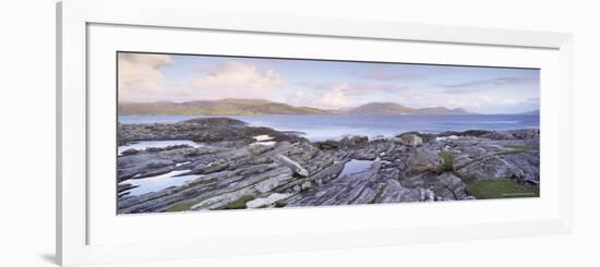 View Towards Isle of Harris from Taransay, Outer Hebrides, Scotland, United Kingdom, Europe-Lee Frost-Framed Photographic Print