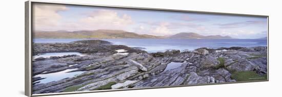 View Towards Isle of Harris from Taransay, Outer Hebrides, Scotland, United Kingdom, Europe-Lee Frost-Framed Photographic Print