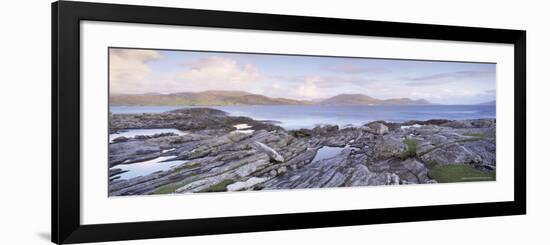 View Towards Isle of Harris from Taransay, Outer Hebrides, Scotland, United Kingdom, Europe-Lee Frost-Framed Photographic Print