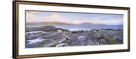 View Towards Isle of Harris from Taransay, Outer Hebrides, Scotland, United Kingdom, Europe-Lee Frost-Framed Photographic Print