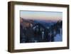 View towards Karwendel Mountains, Mt. Jochberg and Mt. Benediktenwand.-Martin Zwick-Framed Photographic Print