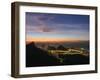 View towards Lagoa Neighbourhood from Tijuca Forest National Park at dawn, Rio de Janeiro, Brazil, -Karol Kozlowski-Framed Photographic Print