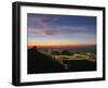 View towards Lagoa Neighbourhood from Tijuca Forest National Park at dawn, Rio de Janeiro, Brazil, -Karol Kozlowski-Framed Photographic Print