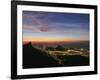 View towards Lagoa Neighbourhood from Tijuca Forest National Park at dawn, Rio de Janeiro, Brazil, -Karol Kozlowski-Framed Photographic Print