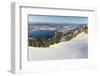 View towards lake Kochelsee and the foothills of the Alps near Munich. Germany, Bavaria-Martin Zwick-Framed Photographic Print