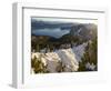 View towards lake Walchensee and the Karwendel mountain range. Germany, Bavaria-Martin Zwick-Framed Photographic Print