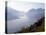 View Towards Lecco at Sunrise, Civenna, Bellagio, Lake Como, Lombardy, Italian Lakes, Italy, Europe-Frank Fell-Stretched Canvas