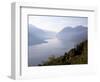 View Towards Lecco at Sunrise, Civenna, Bellagio, Lake Como, Lombardy, Italian Lakes, Italy, Europe-Frank Fell-Framed Photographic Print