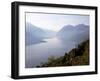 View Towards Lecco at Sunrise, Civenna, Bellagio, Lake Como, Lombardy, Italian Lakes, Italy, Europe-Frank Fell-Framed Photographic Print