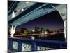 View Towards London's South Bank and the New City Hall from Arch on Tower Bridge in Central London-Andrew Watson-Mounted Photographic Print