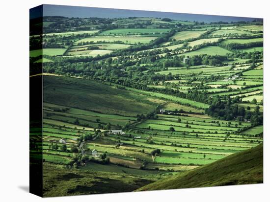 View Towards Lough Derg from Arra Mountains, County Clare, Munster, Republic of Ireland (Eire)-Adam Woolfitt-Stretched Canvas