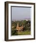 View Towards Old Bagan, with Ananda Temple and Thatbyinnyu Temple, Bagan (Pagan), Myanmar (Burma)-Stephen Studd-Framed Photographic Print