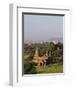 View Towards Old Bagan, with Ananda Temple and Thatbyinnyu Temple, Bagan (Pagan), Myanmar (Burma)-Stephen Studd-Framed Photographic Print