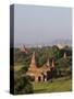 View Towards Old Bagan, with Ananda Temple and Thatbyinnyu Temple, Bagan (Pagan), Myanmar (Burma)-Stephen Studd-Stretched Canvas