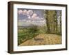 View Towards Pontoise Prison, in Spring, 1881-Camille Pissarro-Framed Giclee Print