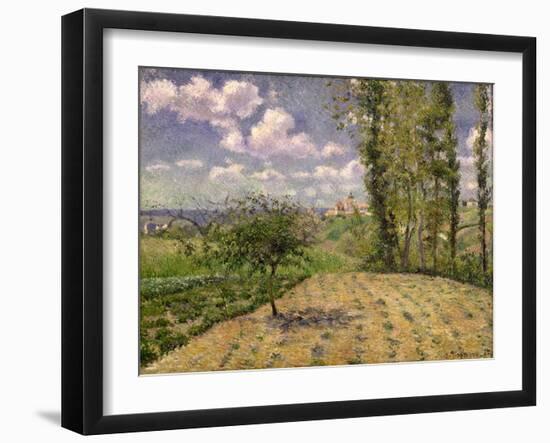 View Towards Pontoise Prison, in Spring, 1881-Camille Pissarro-Framed Giclee Print