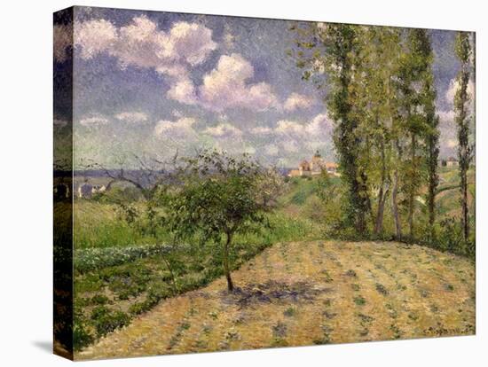 View Towards Pontoise Prison, in Spring, 1881-Camille Pissarro-Stretched Canvas