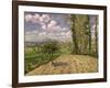 View Towards Pontoise Prison, in Spring, 1881-Camille Pissarro-Framed Giclee Print