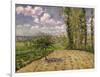 View Towards Pontoise Prison, in Spring, 1881-Camille Pissarro-Framed Giclee Print