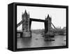 View Towards Pool of London-null-Framed Stretched Canvas