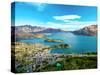View Towards Queenstown, South Island, New Zealand-Miva Stock-Stretched Canvas