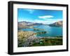 View Towards Queenstown, South Island, New Zealand-Miva Stock-Framed Premium Photographic Print