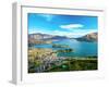 View Towards Queenstown, South Island, New Zealand-Miva Stock-Framed Photographic Print