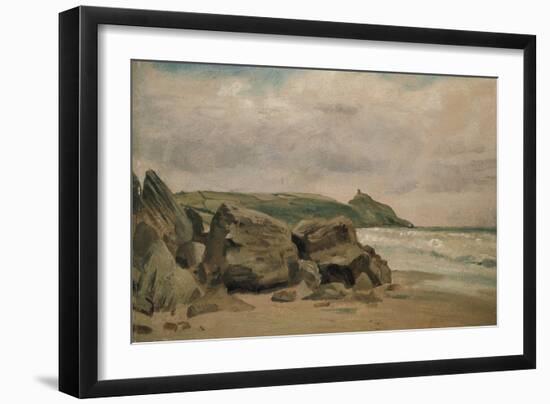 View Towards Rame Head, Cornwall, 19th Century-Lionel Constable-Framed Giclee Print