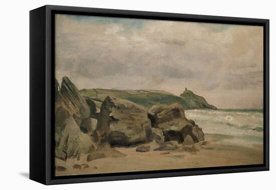 View Towards Rame Head, Cornwall, 19th Century-Lionel Constable-Framed Stretched Canvas