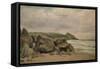 View Towards Rame Head, Cornwall, 19th Century-Lionel Constable-Framed Stretched Canvas