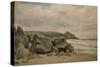 View Towards Rame Head, Cornwall, 19th Century-Lionel Constable-Stretched Canvas