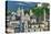 View towards Salzburg Cathedral, Collegiate Church and Fortress Hohensalzburg, Salzburg, Austria, E-Hans-Peter Merten-Stretched Canvas