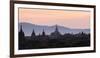 View Towards Shwesandaw Temple, Pagodas and Stupas at Sunset, Bagan (Pagan), Myanmar (Burma)-Stephen Studd-Framed Photographic Print