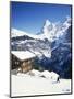 View Towards the Eiger, Murren, Swiss Alps, Switzerland-G Richardson-Mounted Photographic Print