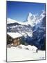View Towards the Eiger, Murren, Swiss Alps, Switzerland-G Richardson-Mounted Photographic Print