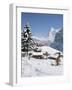 View Towards the Eiger, Murren, Swiss Alps, Switzerland-G Richardson-Framed Photographic Print