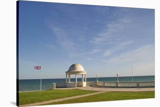 View towards the English Channel from De La Warr Pavilion, Bexhill-on-Sea, East Sussex, England, Un-Tim Winter-Stretched Canvas