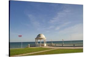 View towards the English Channel from De La Warr Pavilion, Bexhill-on-Sea, East Sussex, England, Un-Tim Winter-Stretched Canvas