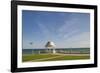 View towards the English Channel from De La Warr Pavilion, Bexhill-on-Sea, East Sussex, England, Un-Tim Winter-Framed Photographic Print