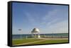 View towards the English Channel from De La Warr Pavilion, Bexhill-on-Sea, East Sussex, England, Un-Tim Winter-Framed Stretched Canvas