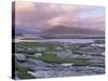 View Towards the Isle of Lewis and Old Schoolhouse, Taransay, Outer Hebrides, Scotland-Lee Frost-Stretched Canvas